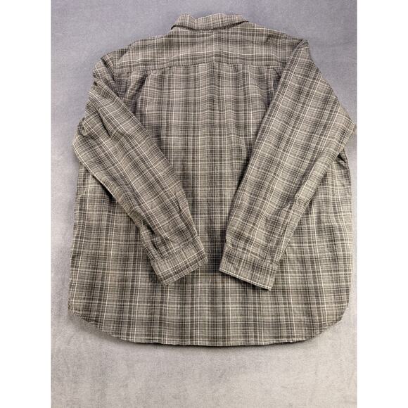 Carhartt Flannel Shirt Rugged Flex Relaxed Fit Workwear Mens 3XL Gray Plaid - Picture 7 of 7